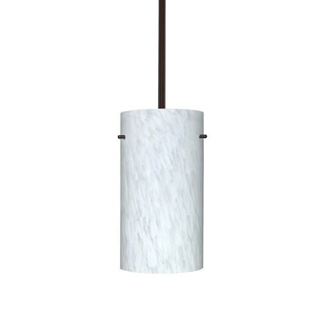 Besa Lighting Stilo 12 Stem Pendant, Carrera, Bronze Finish, 1x150W Incandescent 1TT-412019-BR
